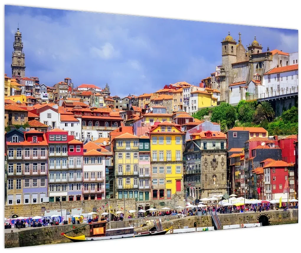 Obraz - Ribeira, Portugalsko (90x60 cm)