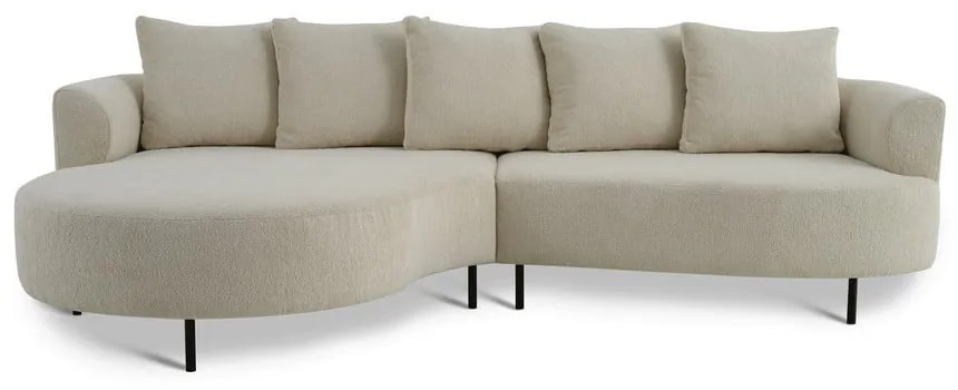 Béžová rohová pohovka (ľavý roh) Vitoria – Scandic