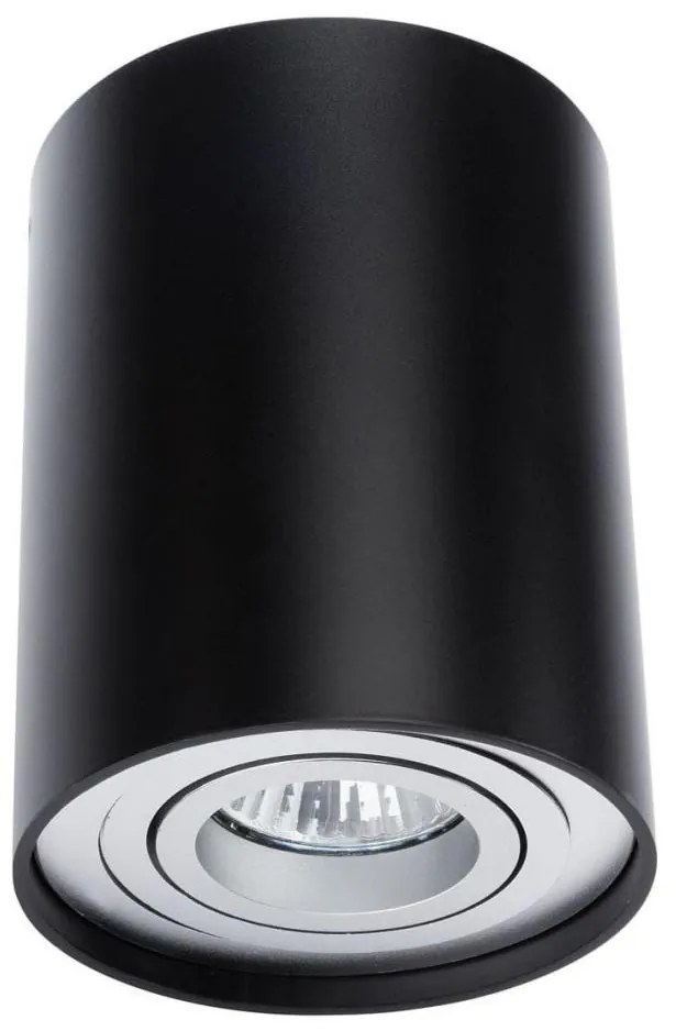 Bodové svietidlo TUBA 1xGU10/50W/230V čierna