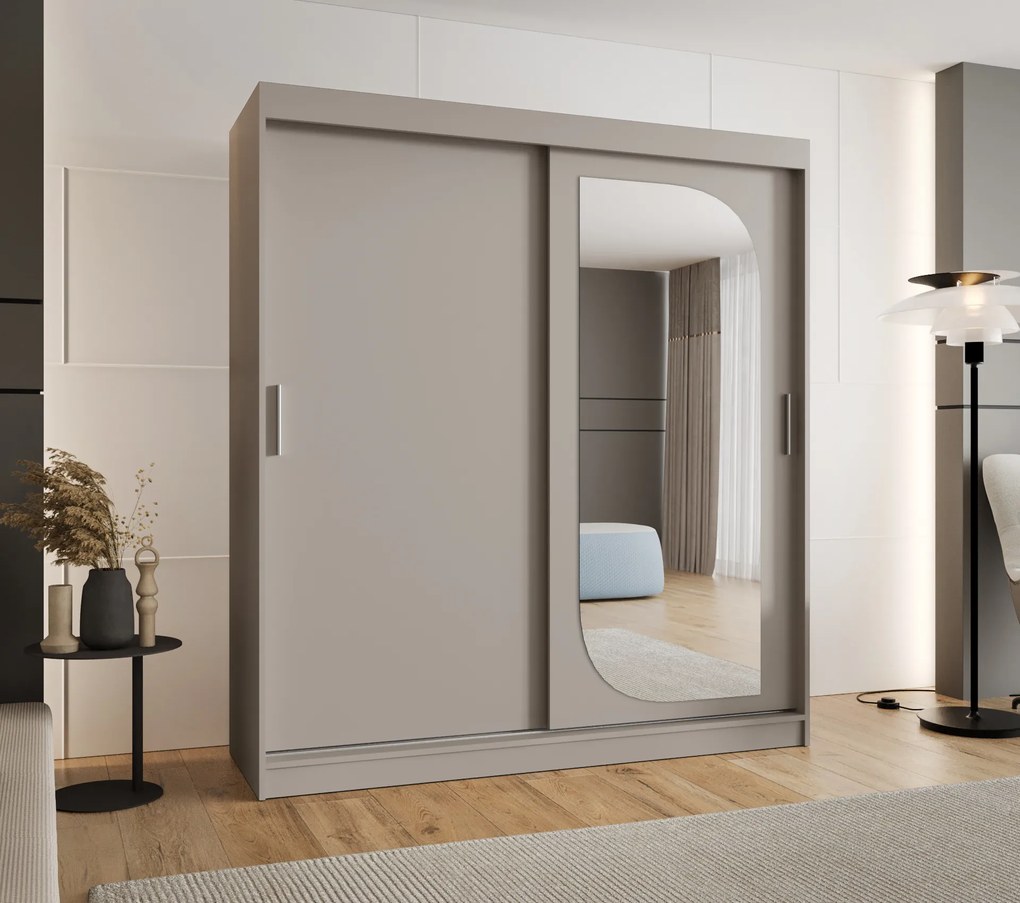 Šatníková skriňa 180 cm Lulu (kašmír). Akcia -20%. Vlastná spoľahlivá doprava až k Vám domov. 1125980