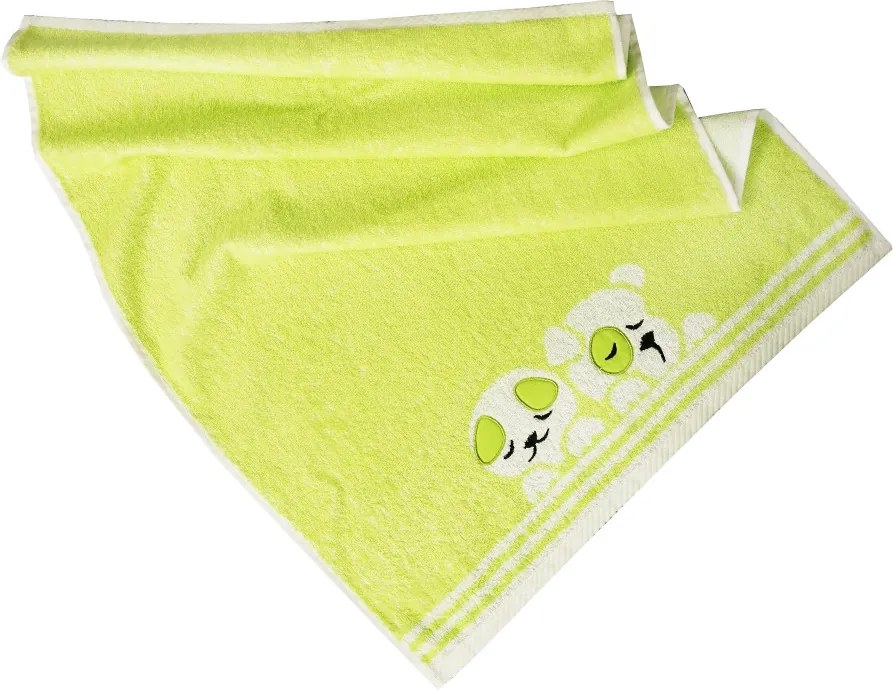 Detský uterák bavlnený Baby zelený