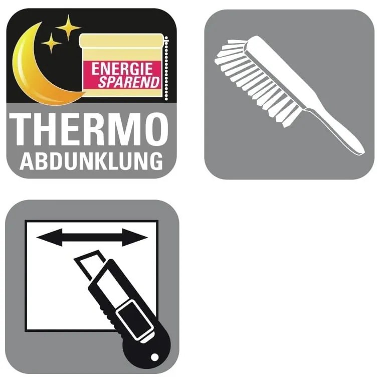 Biela roleta 80x150 cm Plisé Verona Termo – Gardinia