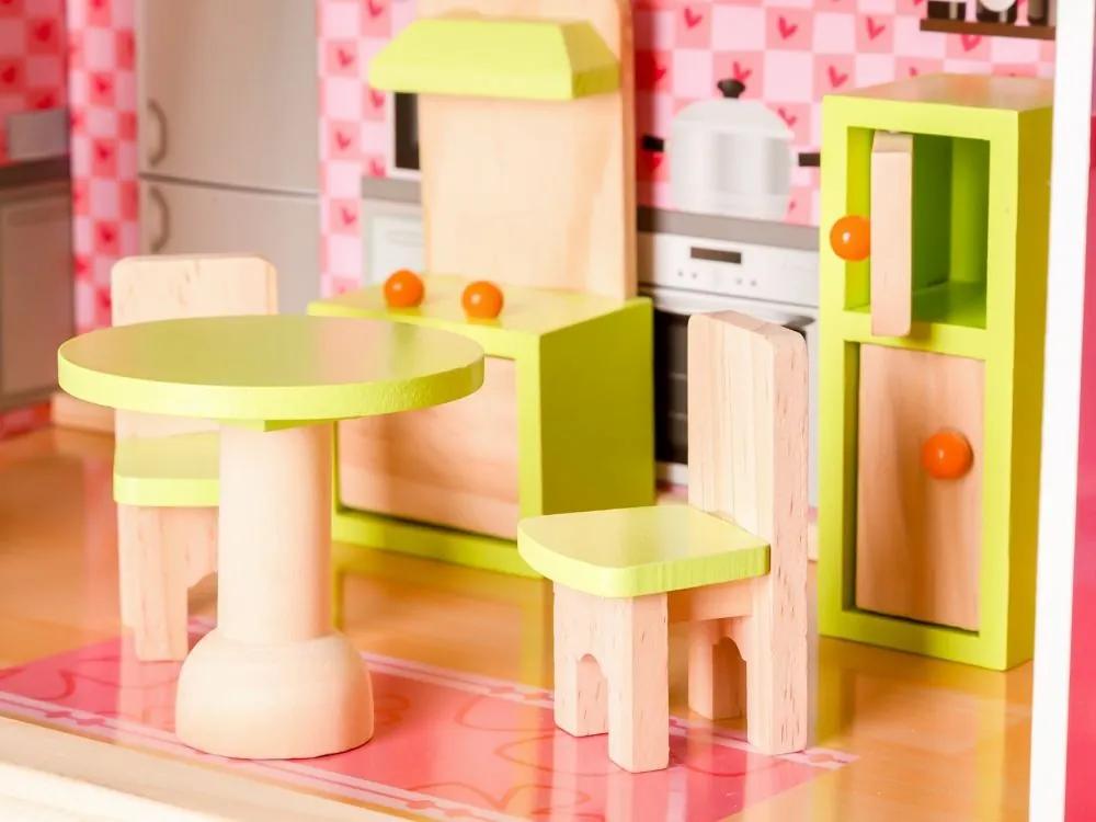 Drevený domček pre bábiky - rezidencia Fairy Tale Ecotoys