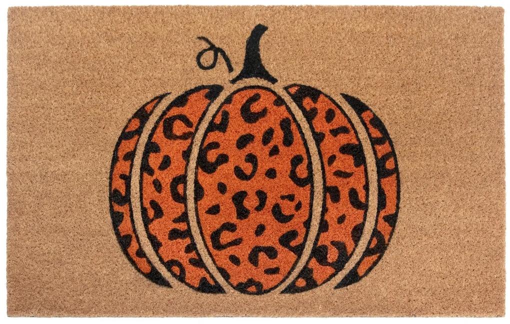 Hanse Home Collection koberce Rohožka Halloween - oranžová tekvica 105706 - 45x70 cm