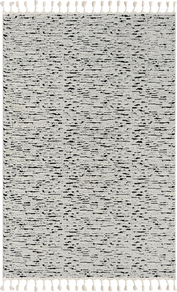 My Flair, Kusový koberec Moroccan Spirit schwarz, 200x290, čiernobiela, obývacia izba