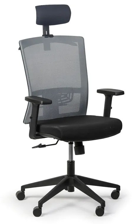 Kancelárska stolička FELIX 1+1 ZADARMO, sivá