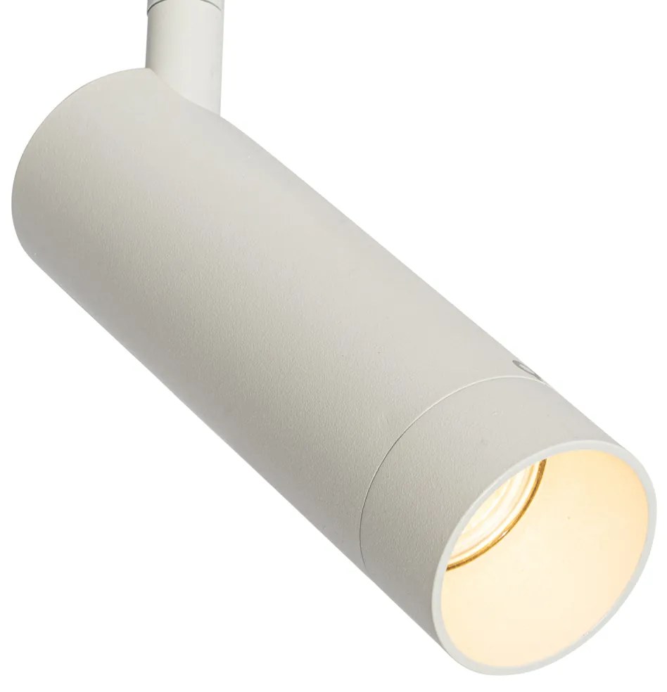 Moderný biely reflektor pre 1-fázový 35 mm koľajnicový systém - Iconic Jeana Luxe