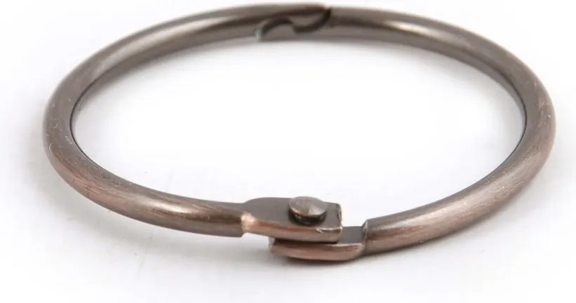 Krúžky k sprchovému závesu v súprave 12 ks v medenej farbe Ringo Small – Spirella