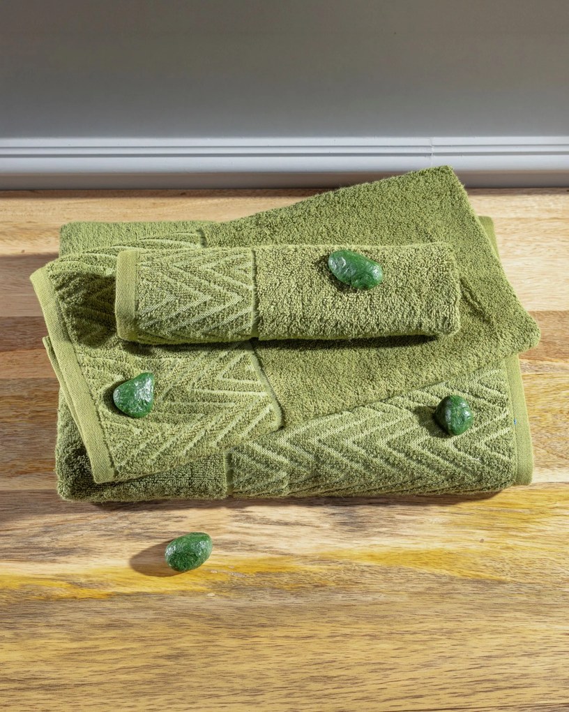 Sada froté uterákov 3 ks. moss green