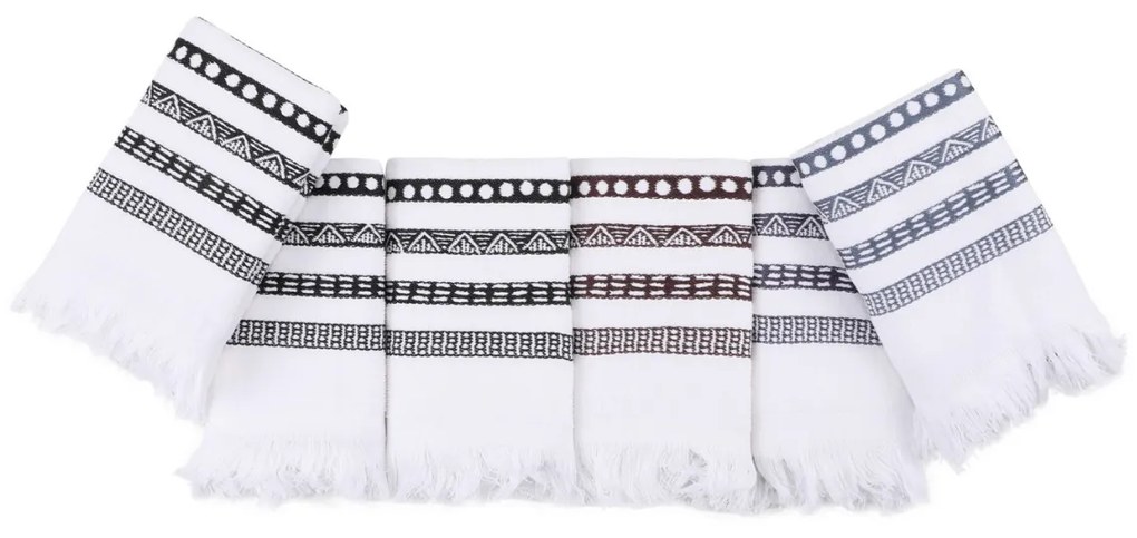 Súprava uterákov UMPASO III 6 ks 40x60 cm mix farieb