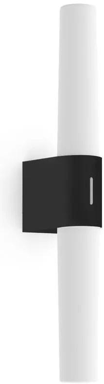 Nordlux Čierne kúpeľňové LED svietidlo Helva Double Basic 9W 2015311003