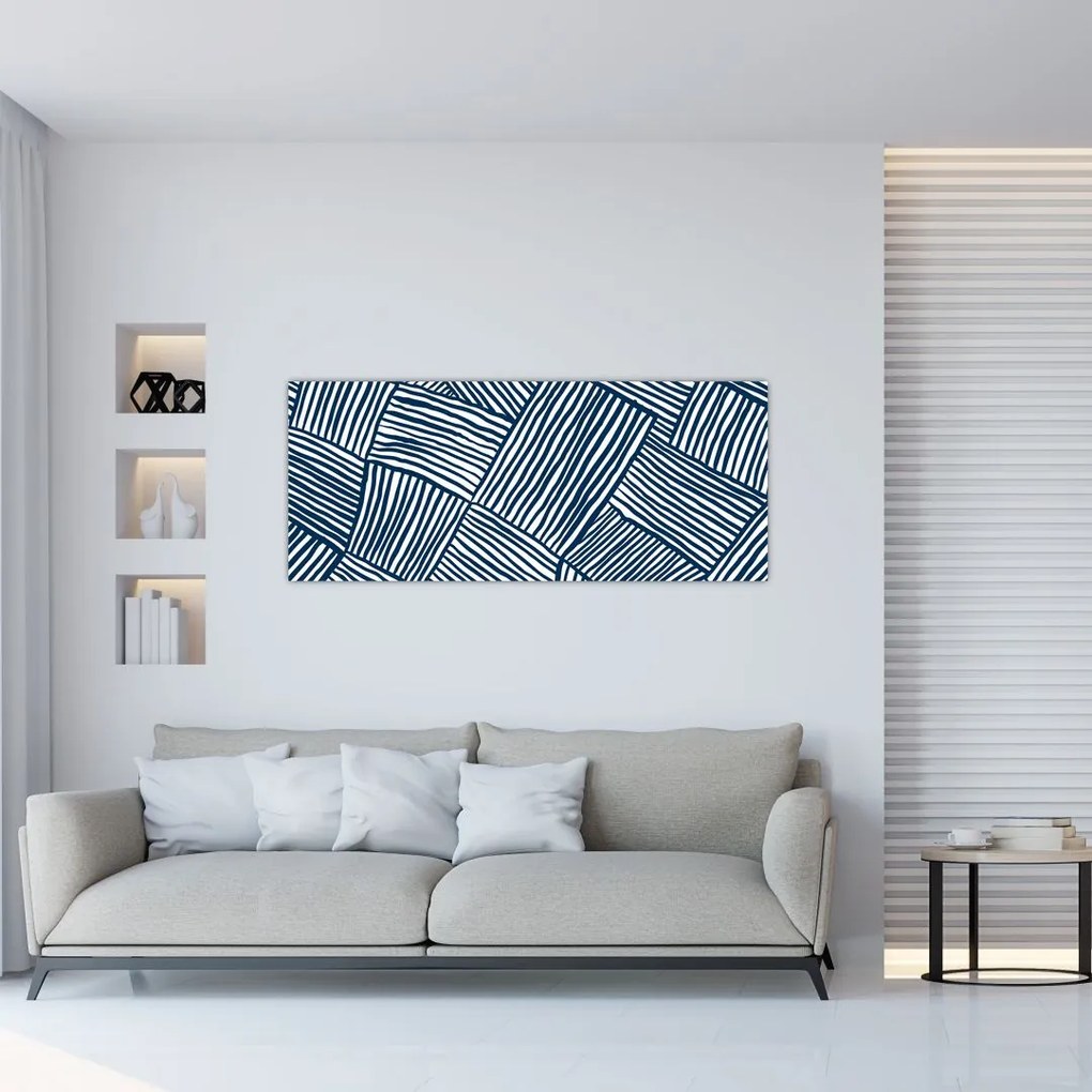 Obraz - 3D línia (120x50 cm)