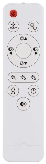 Globo 03651 - LED Stropné svietidlo s ventilátorom GATIAN LED/30W/230V čierna + DO