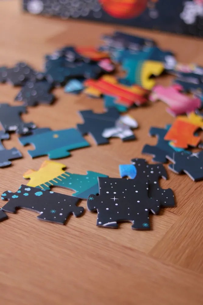 Vzdelávacie puzzle - Vesmír a slnečná sústava - 100 ks