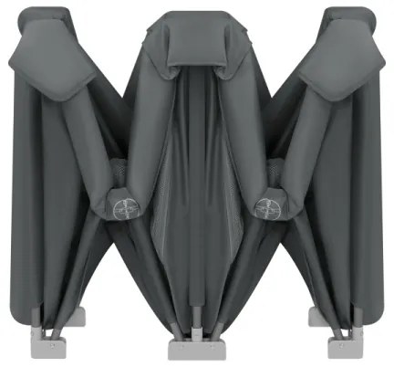 Lionelo - Hracia ohrádka FLORENCE Šedá (grafit)