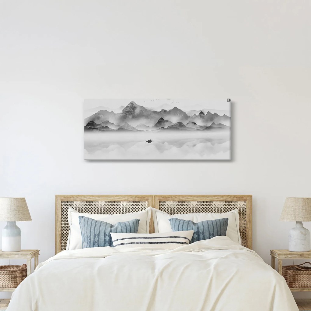 Obraz - Japonské jazero (120x50 cm)