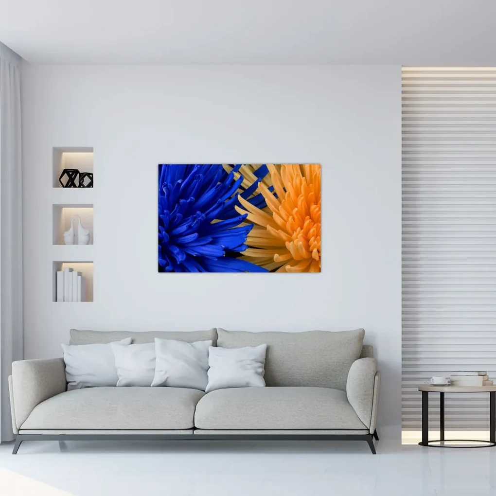 Detailný obraz kvetov (90x60 cm)