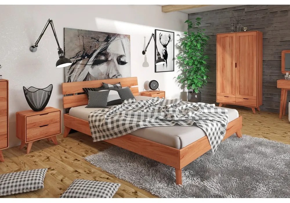 Nočný stolík z bukového dreva Greg - The Beds