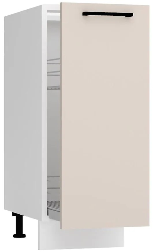 Kuchynská skrinka Max D30 Cargo + kôš   svetlobéžová