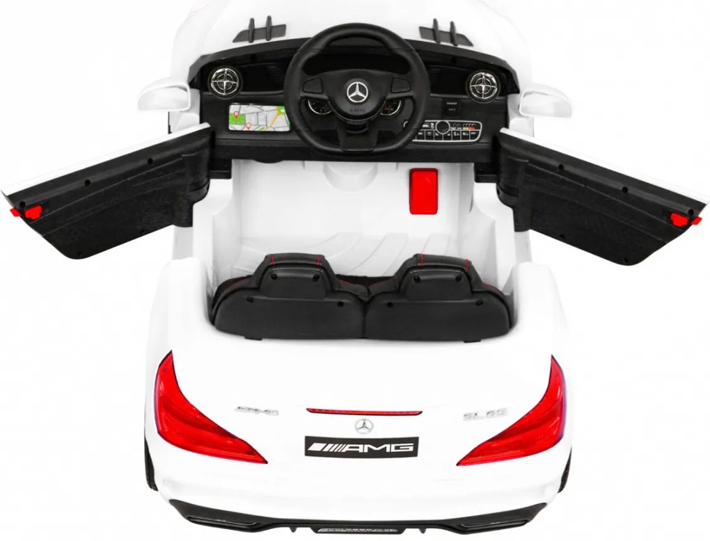 RAMIZ Elektrické autíčko Mercedes Benz AMG SL65 - biele