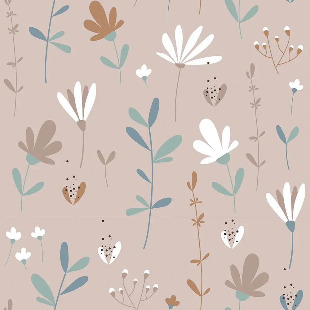 DEKORNIK Simple Scandinavian Spring Meadow - Tapeta