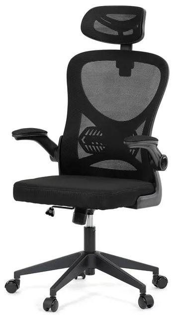 Autronic BONTEC Kancelárska stolička, hojdací mechanizmus, čierna, KA-K2021 BK Farba: Čierna