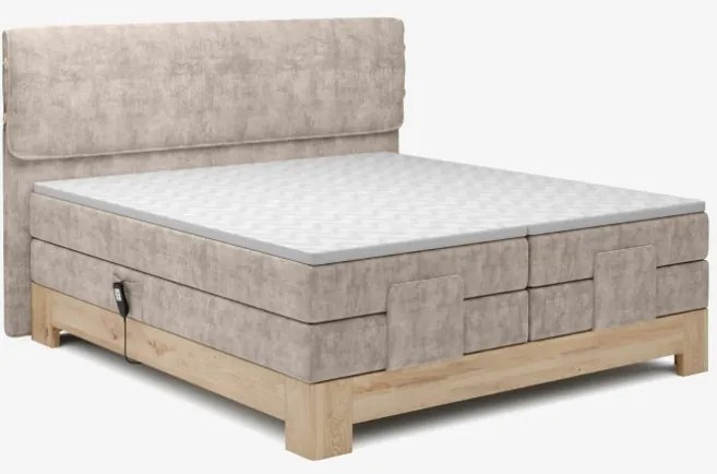 Boxspring posteľ massiv wood SANDRA