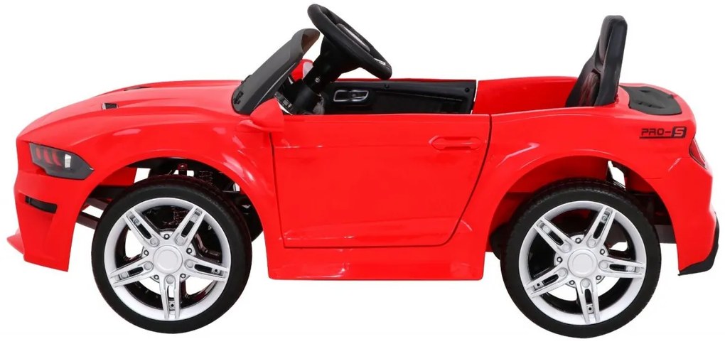 RAMIZ ELEKTRICKÉ AUTÍČKO MUSTANG GT - ČERVENÉ - 2x30W - 2x6V/4,5Ah - 2023