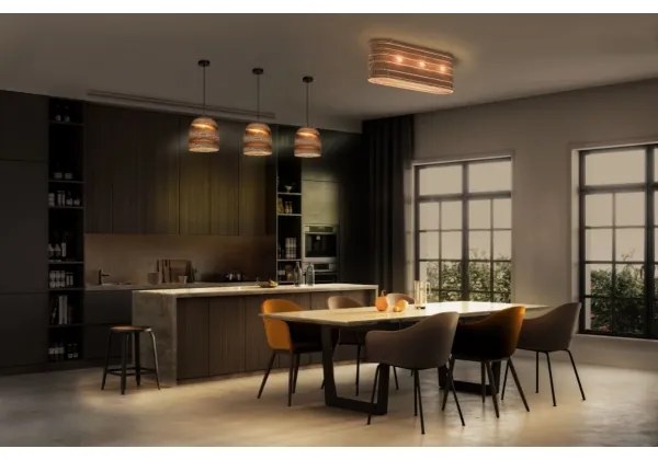 Ledvance - Stropné svietidlo DECOR CARDBOARD 3xE27/15W/230V