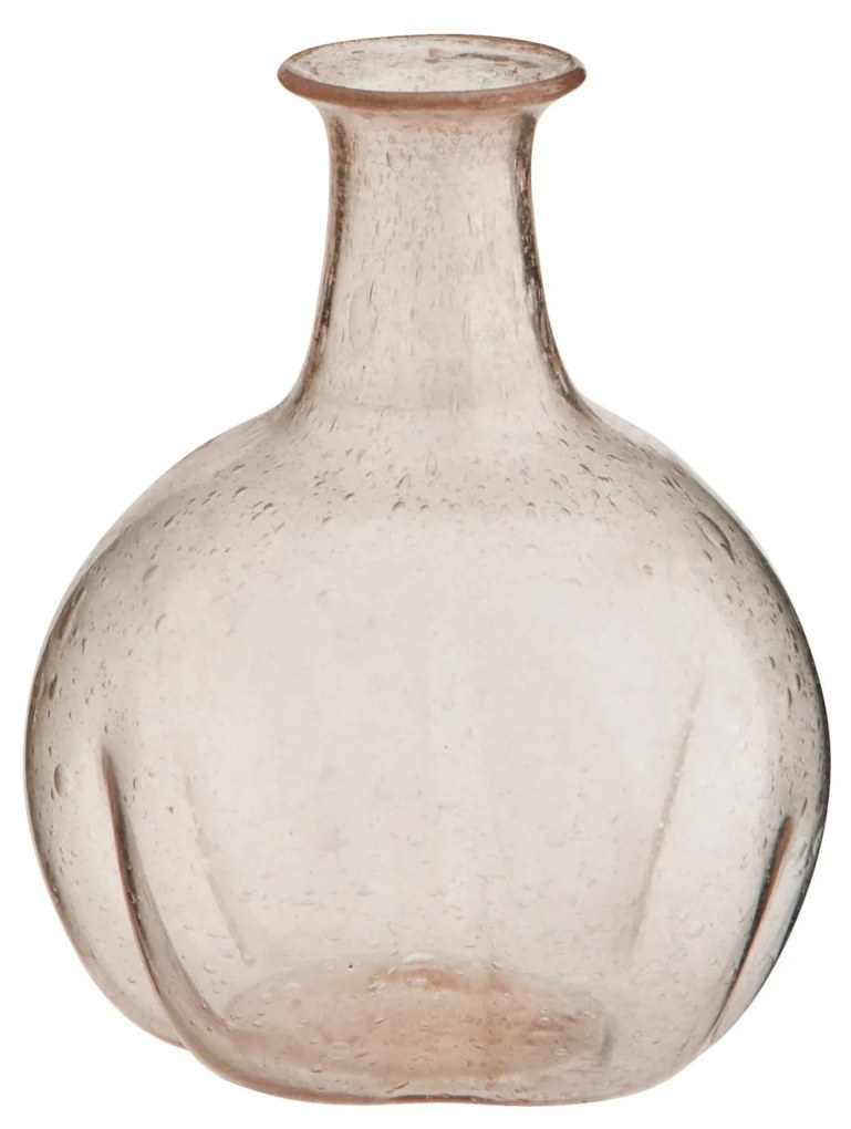 MADAM STOLTZ Vázička z recyklovaného skla Light Peach