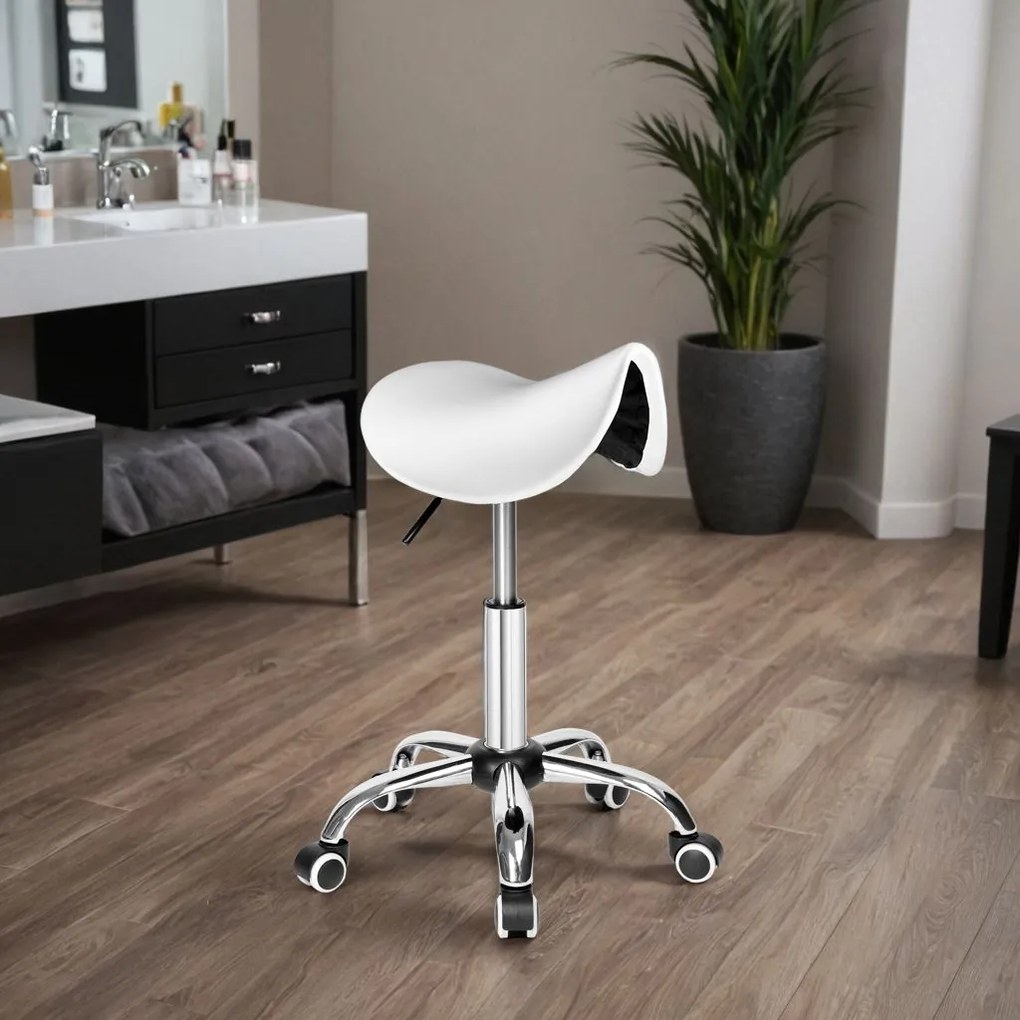 Kozmetická stolička STRATUM - biela