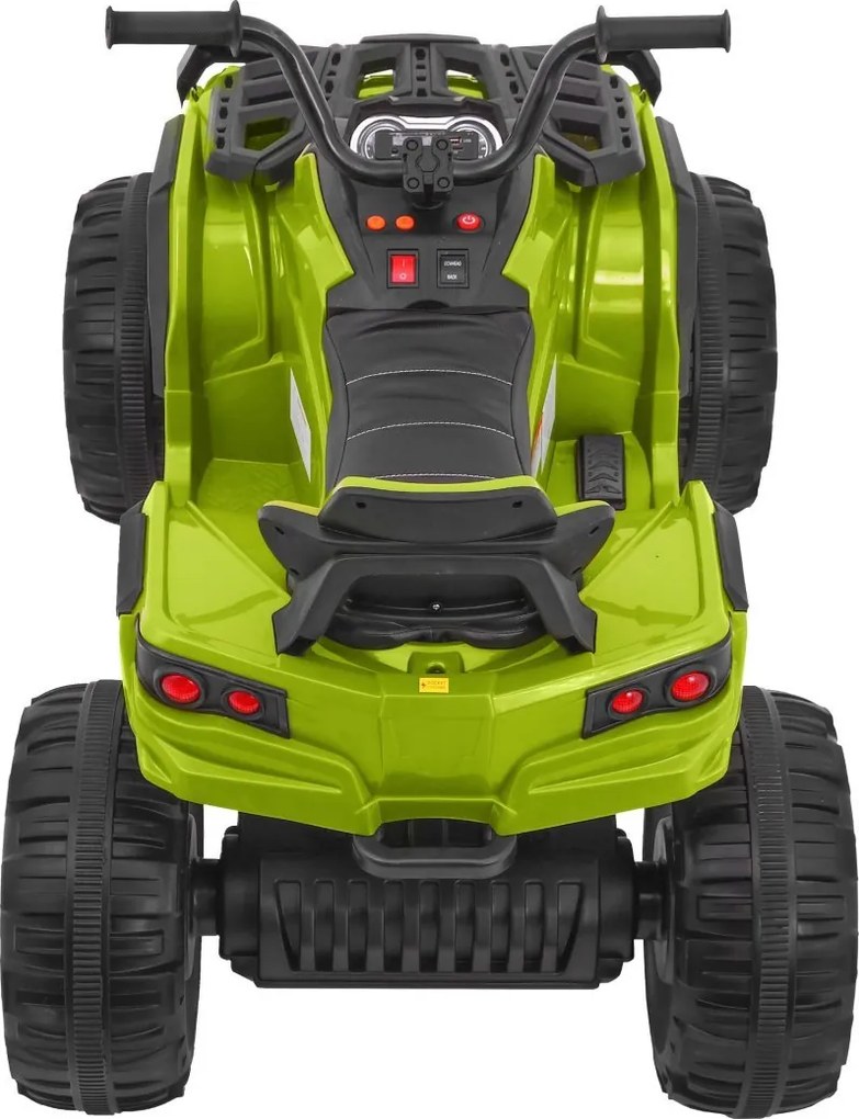 Ramiz Štvorkolka ATV 2,4 GHz na batériový pohon pre deti Zelená + Diaľkové ovládanie + EVA kolesá + MP3 rádio + Pomalý štart