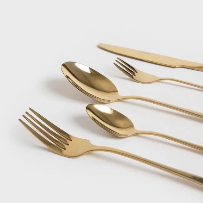 Súprava príborov ABELE zlatá 20 ks 721885