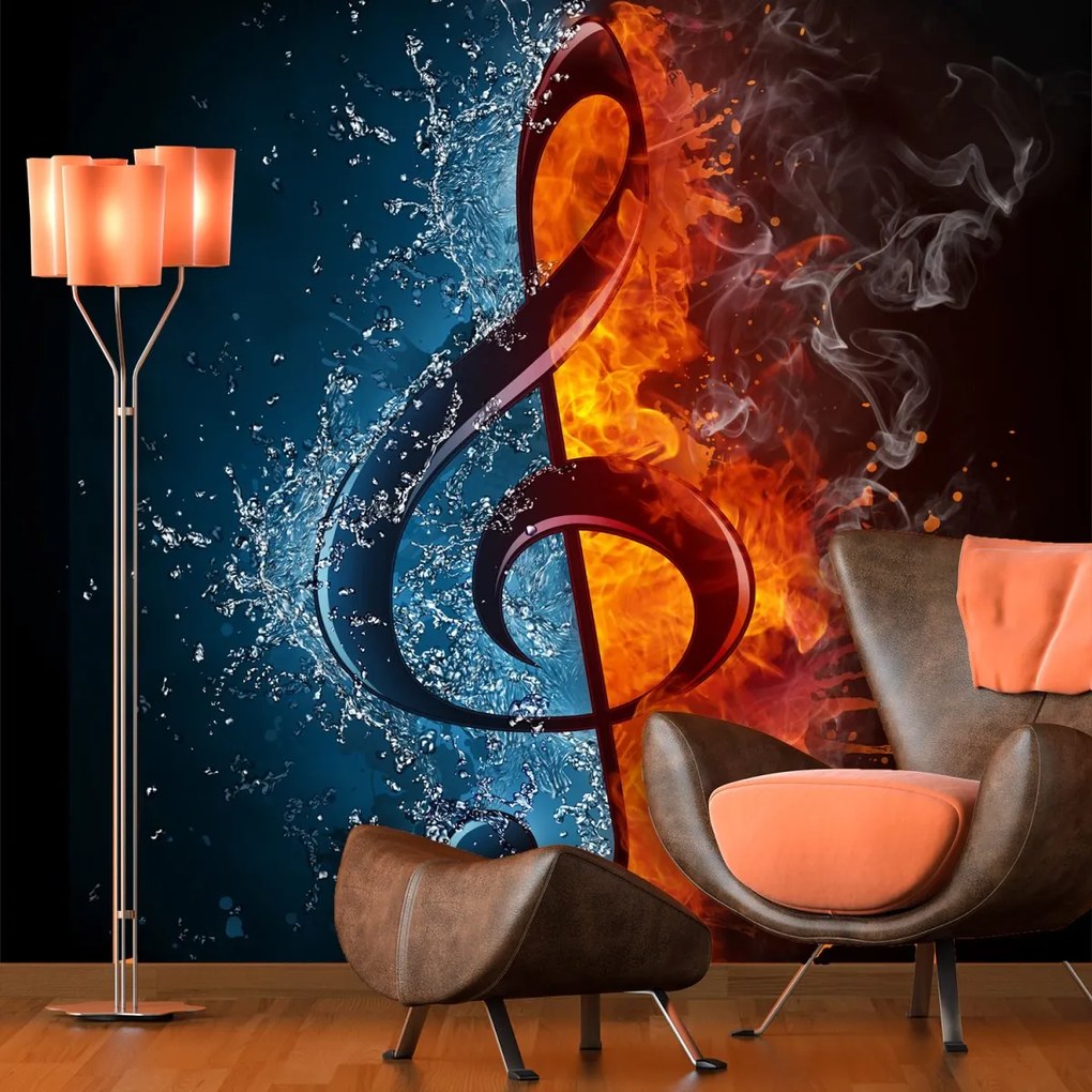 Sablio Tapeta Ohnivý kľúč - 125x75 cm
