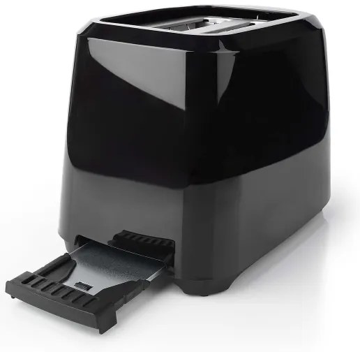 Nedis KABT150EBK - Hriankovač s dvoma otvormi 700W/230V čierna