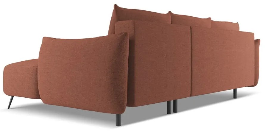 Ružová rohová pohovka (pravý roh) Malie – Makamii