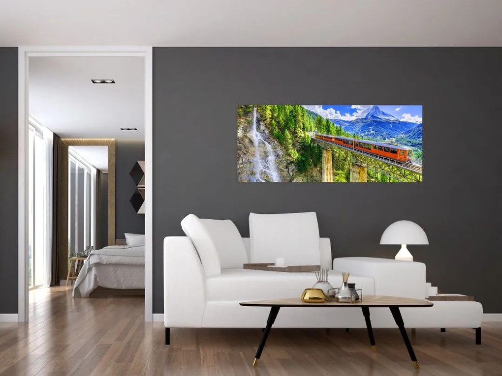 Obraz - Matterhorn, Zermatt, Valais, Švajčiarsko (120x50 cm)