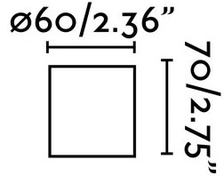 FARO 62152 - Nástenné svietidlo TEN 1xE27/15W/230V zlatá