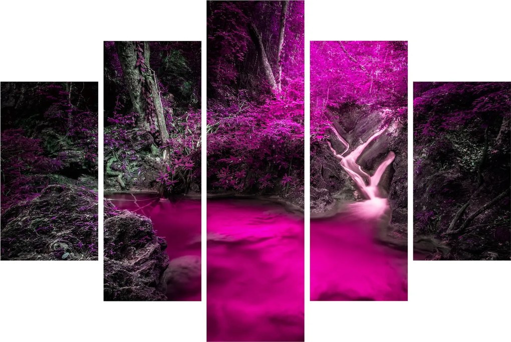 Obraz - Ružový les (150x105 cm)