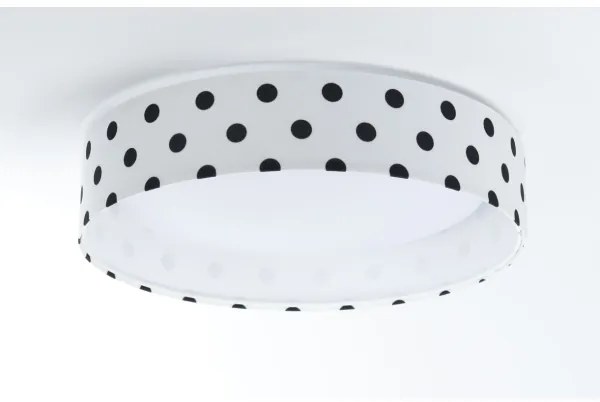 LED Stmievateľné svietidlo GALAXY KIDS LED/24W/230V bodky biela/čierna + DO