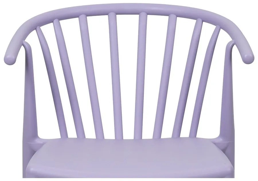 Plastová záhradná stolička v levanduľovej farbe Capri – Bonami Essentials