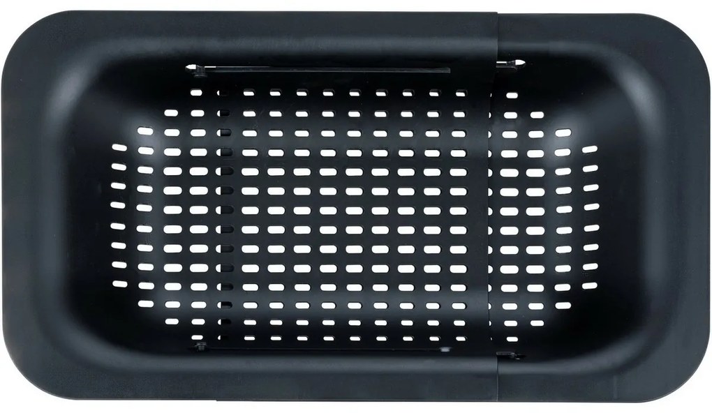 Wenko Teleskopické sito do drezu Sivo 36,5-50 cm, čierna