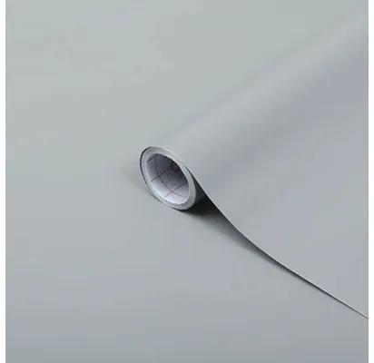 Samolepiaca fólia d-c-fix® Uni matná sivá 90x210 cm (veľkosť dverí)