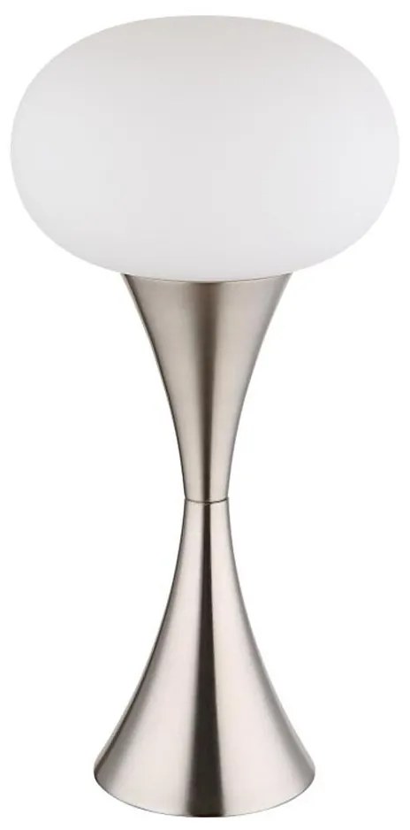 Globo 21027N - Stolná lampa LULA 1xE14/25W/230V matný chróm