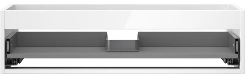 Mexen Box-A, závesná skrinka 90 cm, 1 zásuvka, biela lesklá, 91AX0-0900-235-1-00