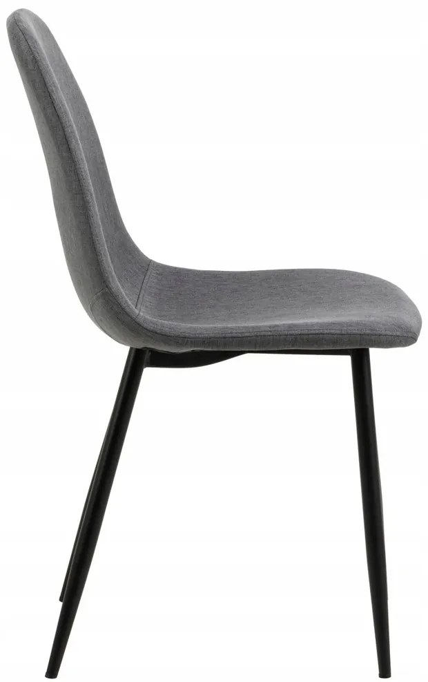 Jídelní židle Celia šedá/černá