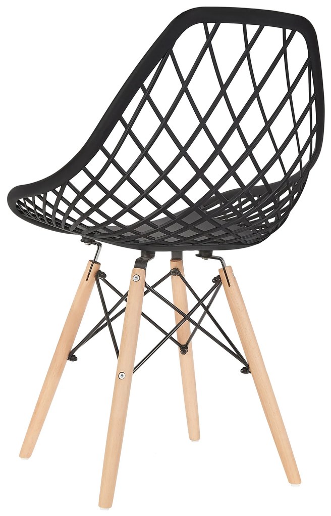 Bestent Jedálenská stolička škandinávsky štýl Black String