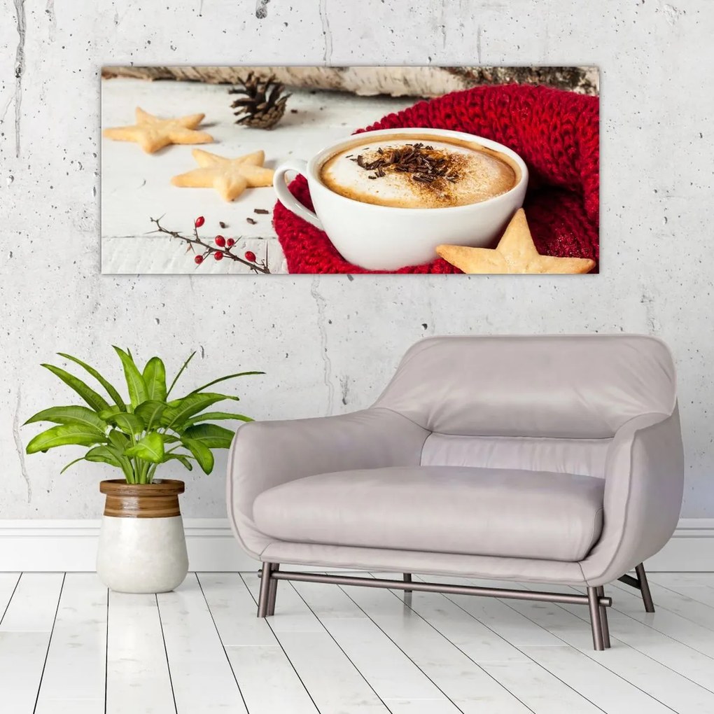 Obraz - Cappuccino (120x50 cm)