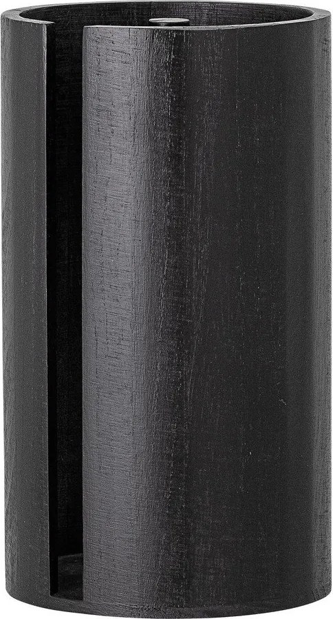 Čierny drevený stojan na papierové utierky ø 14,5 cm Celian – Bloomingville