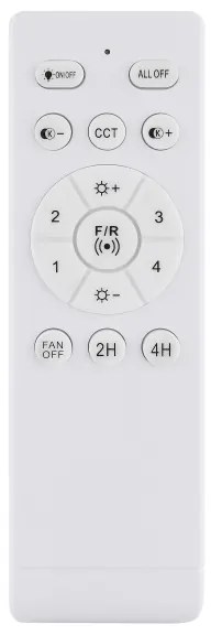 ZEVENTI - LED stmievateľný stropný ventilátor MUNDAKA LED/10W/230V čierny + DO